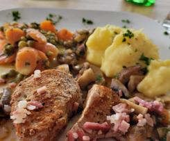 Schweinelendchen mit Pilzsauce - Schmid Oma