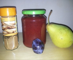 Zwetschgen-Birnen-Zimt Marmelade