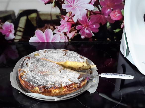 Rhabarberrahmkuchen