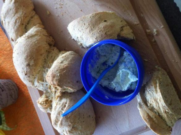 Zwiebel-Baguette auf die Schnelle