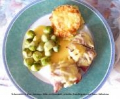 Schweinefilet in Käse-Schinken-Hülle