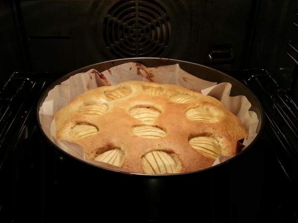 Variation von schneller Apfelkuchen