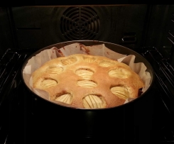 Variation von schneller Apfelkuchen