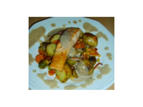 ww Gemüse mit Sabayon