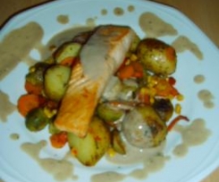 ww Gemüse mit Sabayon