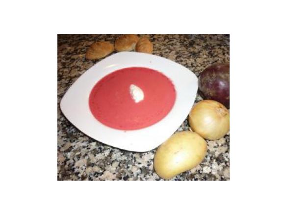 Rote Beete- Cremesuppe