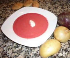 Rote Beete- Cremesuppe