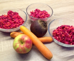 Rote Bete-Möhren-Apfel-Rohkost - Rezept des Tages vom 9. 11. 2015
