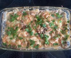 Zwiebel- Hackfleisch- Auflauf