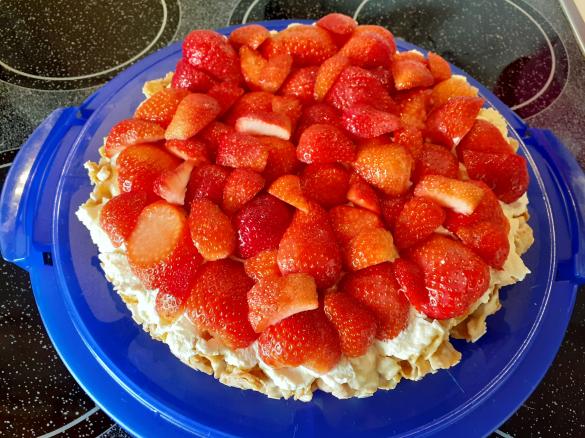 "Springe"-Kuchen (mit Cornflakes-Schoko-Boden)