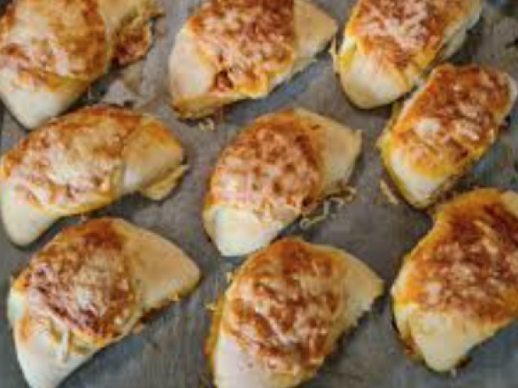 Pizza Hörnchen Fingerfood Partyfood einfach