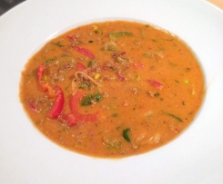 Cheeseburger-Suppe (Low Carb)