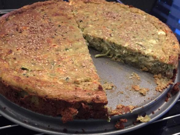 Zuccini Schafskäse Kuchen