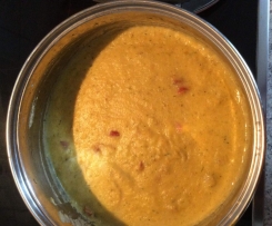 Variation von Kartoffelsuppe