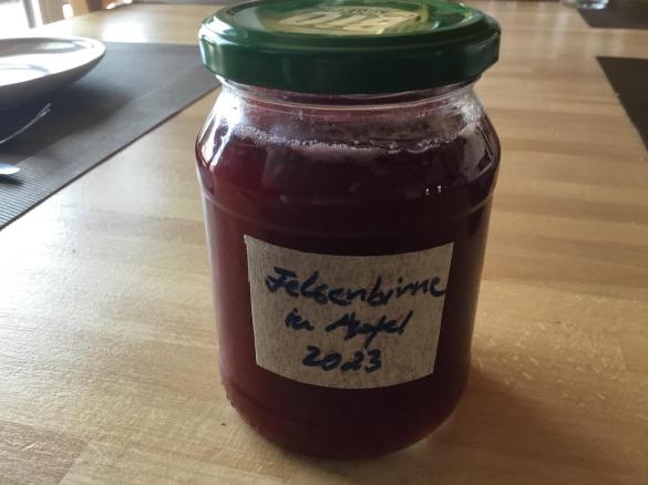 Felsenbirnen-Apfel-Marmelade