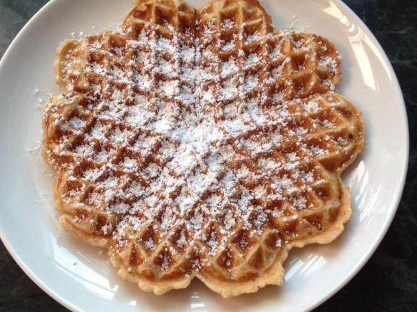 Waffeln halb und halb