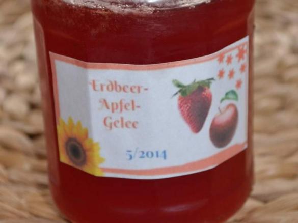 Erdbeer- Apfelgelee