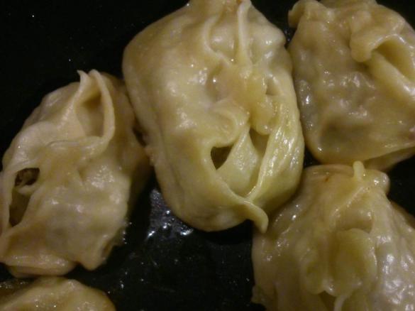 Manti, russische Teigtaschen