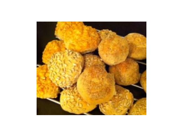 6-Korn-Quarkbrötchen