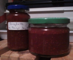 Ringlotten-Feigenmarmelade mit Rum