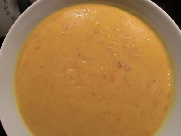 Kürbissuppe mit Weißwein