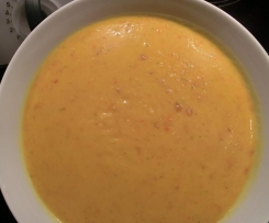Kürbissuppe mit Weißwein
