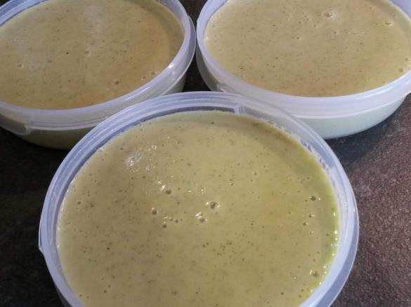 Zucchini-Bananen-Brei mit Maisgrieß ab dem 7. Monat