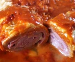 Gerollte Ofenschnitzel Toskana