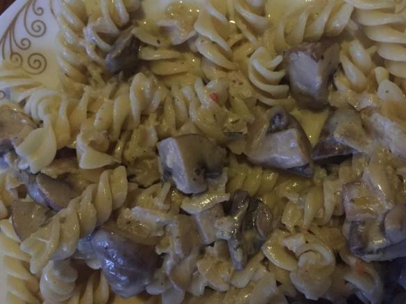 Champignon-Asti Soße