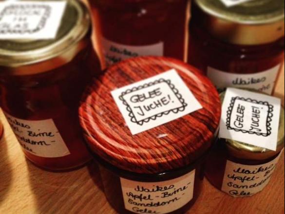 Sanddorn-Apfel-Birnen Gelee