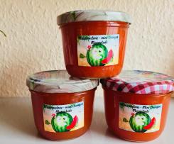 Wassermelone Mini Orangen Marmelade