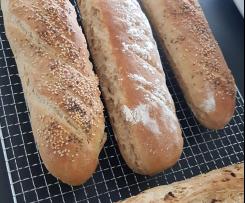 Weizen/Dinkel-Baguette