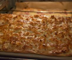 Flammkuchen mit Lachs