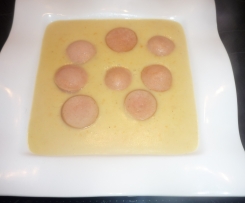 Kartoffelsuppe  mit Bockwurst