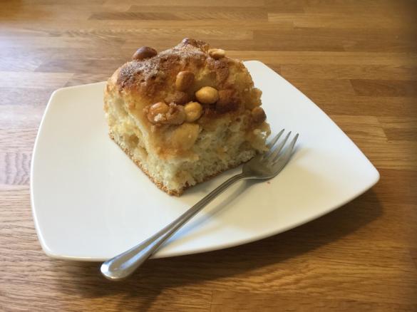 Butterkuchen mit Erdnuss