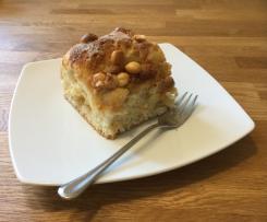 Butterkuchen mit Erdnuss