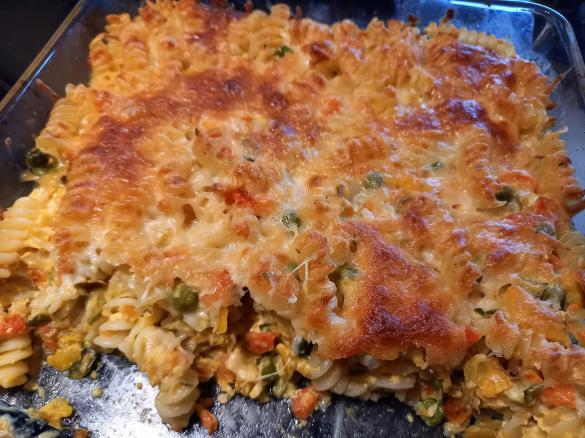Gemüse-Nudel-Auflauf
