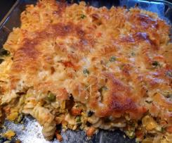 Gemüse-Nudel-Auflauf