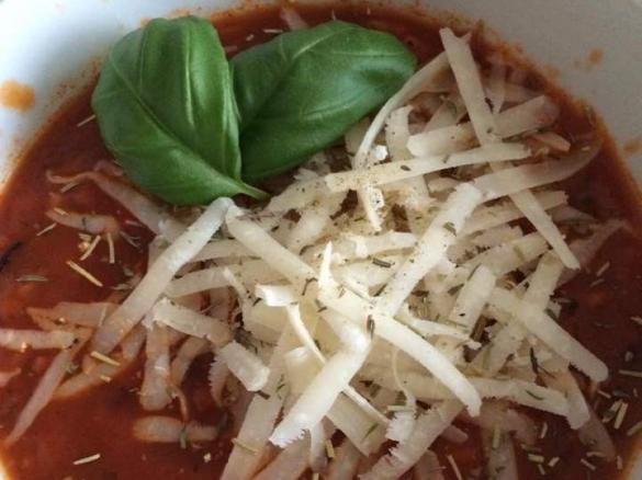 Tomatensuppe mit Reis (WW tauglich)