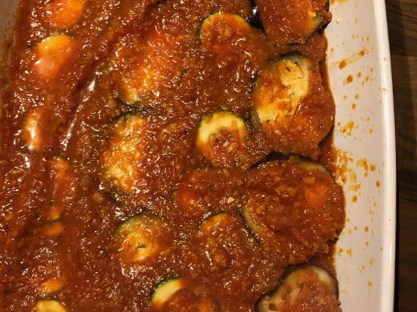 Lasagna con melanzane e zucchine (Gemüselasagne)