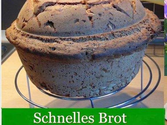 Schnelles Brot ohne Gehzeit