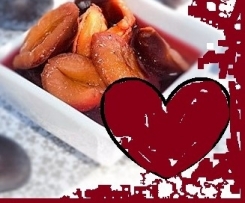 Beschwipster Zwetschenkompott