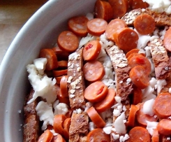 Würziger Brotauflauf