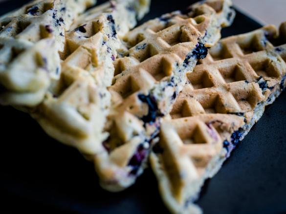 Heidelbeerwaffeln