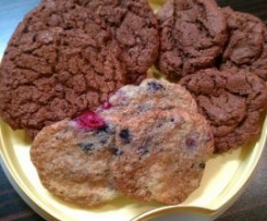 Variation von Cookies Grundteig