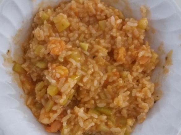 Garnelen-Zucchini-Risotto