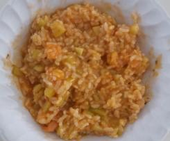 Garnelen-Zucchini-Risotto