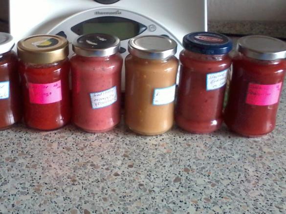 Aprikosen-Kirschmarmelade mit Stevia