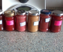 Aprikosen-Kirschmarmelade mit Stevia