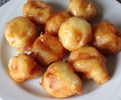 Chinesische Gebackene Banane mit Honig